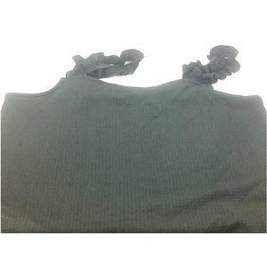 Vero Moda Girls ZZPH Cami Top, Black, Size X-Large